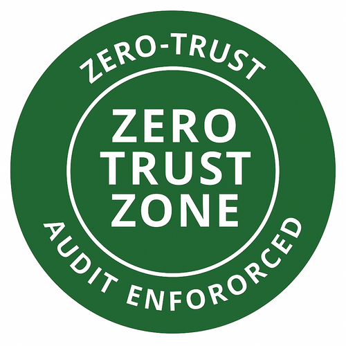 Zero-Trust Zone Badge